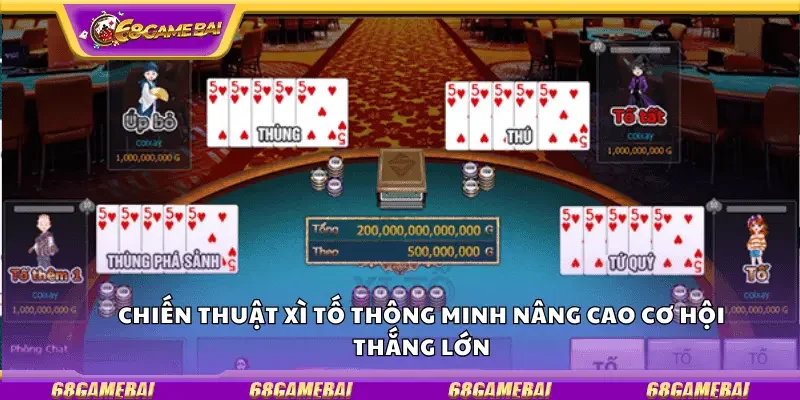 Chiến thuật xì tố thông minh nâng cao cơ hội thắng lớn